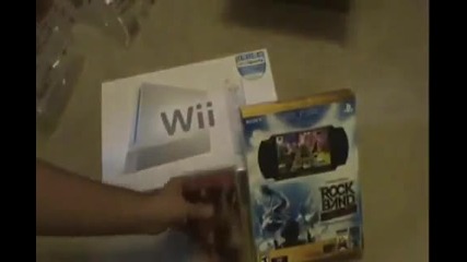 Lockerz unboxing psp, nintedo wii
