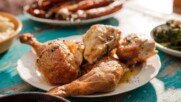 Печено пиле с лимоново-маслен сос | Да запалим огъня с Нико Рейнолдс | 24Kitchen Bulgaria