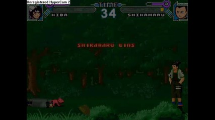 Naruto M.u.g.e.n Kiba Vs Shikamaru