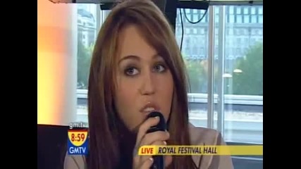 Miley Cyrus interview & 7 Things live in London