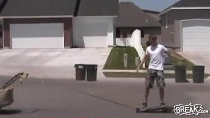 Skater Owned by Mower 