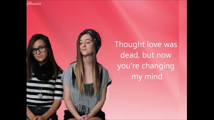Megan and Liz - Stereo Hearts Lyrics