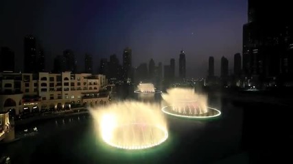Dubai Fountain ~ Time to Say Goodbye 