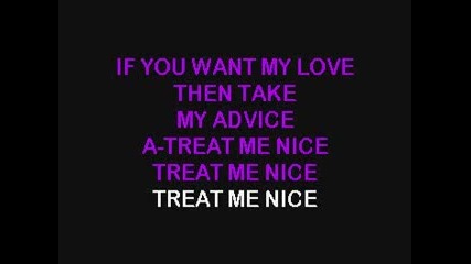 Elvis Karaoke - Treat Me Nice