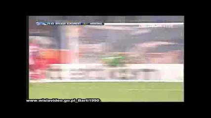 goal - Arsenal vs Steaua