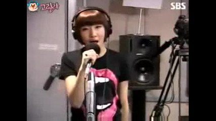 2ne1 - Take A Bow Cover on Choi Hwa Jungs Power Time (june 10,  2009)