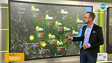 Прогноза за времето (10.10.2018 - сутрешна)
