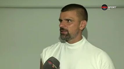 Валентин Илиев след загубата на ЦСКА 1948 от Пафос