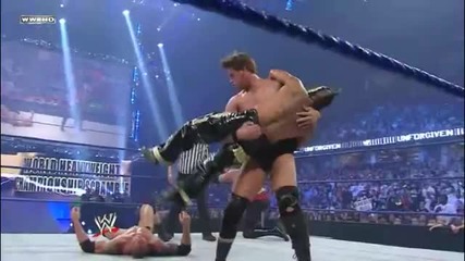 Jbl Fallaway Slams Rey Mysterio onto Batista