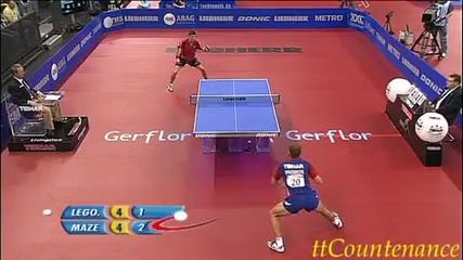 Тенис на маса: Michael Maze vs Christophe Legout