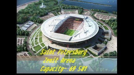Световната купа в Русия 2018-стадиони//world Cup Russia 2018 - Beautiful Stadiums.