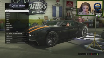 Gta 5 - Bugatti Veyron - Stunts, Customization & Cars Gameplay! (grand Theft Auto V Adder Car)