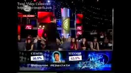 *HQ*Music Idol 2 - Иван Ангелов Си Тръгна! ;(;( *HQ*