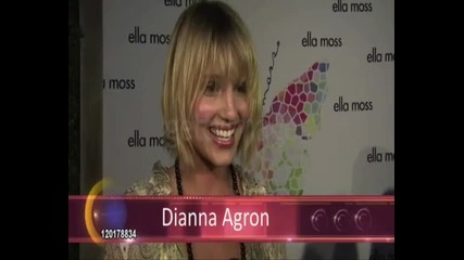 Dianna Agron Изгоряла От Слънцето