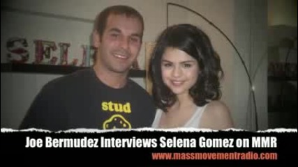 joe bermudez interviews selena gomez on mass movement radio 