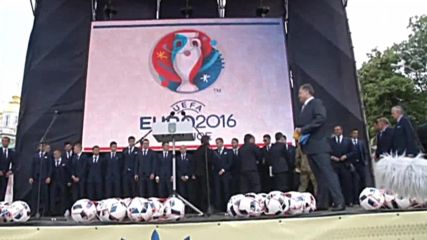 Украйна бе изпратена с пожелания за успех на Евро 2016