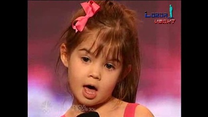4 - годишно момиченце с глас! - Americas Got Talent 