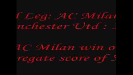 Ac Milan vs Man Utd