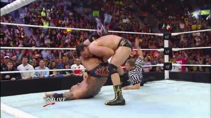 Batista vs Alberto Del Rio Raw (24.02.14)