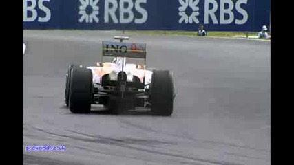 nicole on F1 clip (bbc sport)