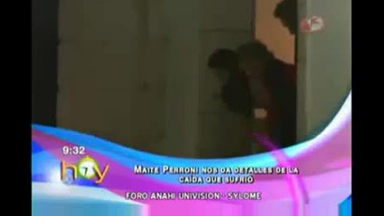 Maite Da Detalles De La Caida Que Sufrio