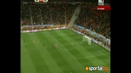 Мондиал 2010 Холандия - Испания 0:0 (0:1) след продължения 