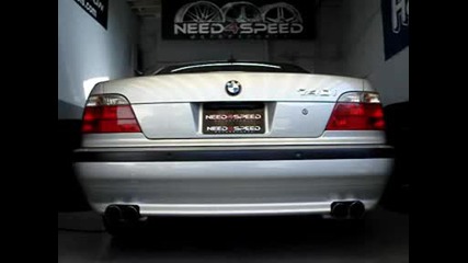 Bmw 740i with Eisenmann Exhaust by Need 4 Speed Motorsports