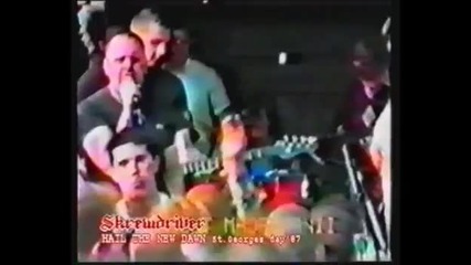 (1)skrewdriver - Hail The New Dawn (live)