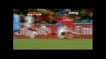 World Cup 2010 Испания - Швейцария 0:1 Гол 