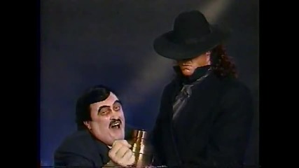 Wwf 1992 Royal Rumble Promo Undertaker Paul Bearer 