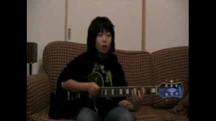 Metallica - Whiplash guitar solo (cover) 9 years old 