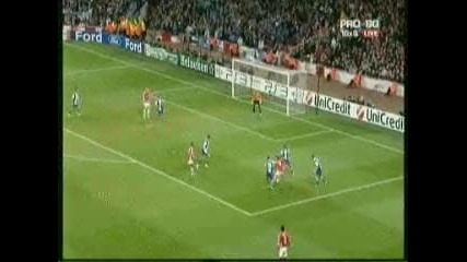 Reportaj ot macha Arsenal - Porto 5:0 09.03.2010 Shampionska liga 