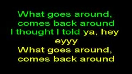 Justin Timberlake - What Goes Around...comes Around - karaoke.flv