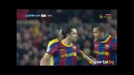 8.3.2011 Барселона - Арсенал 3 - 1 Шампионска лига 1/8 финал реванш 