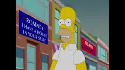 The Simpsons - Homer Votes 2012 - uget