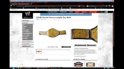 wwe title shop