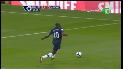 Man Utd - Arsenal - 1:1 - Гол на Рууни от дузпа