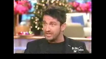 Gma With Gerard Butler