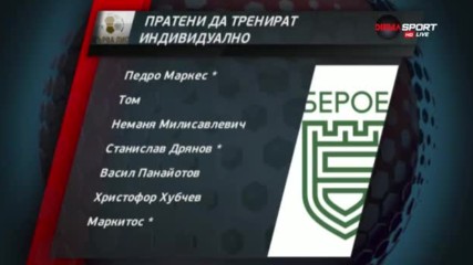 Играчите, с които Берое ще се раздели