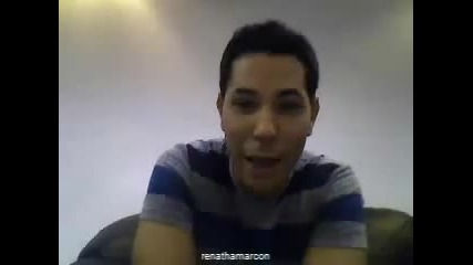 ( Twitcam ) Кристиан за дует с Дулсе; Пее ' Dos enamorados '