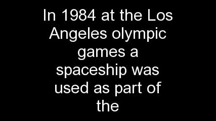 Нло 1984г. Олимпийски игри...! wtf..