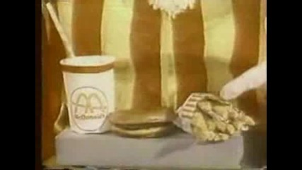 : () : () Първата телевизионна реклама на Macdonald 