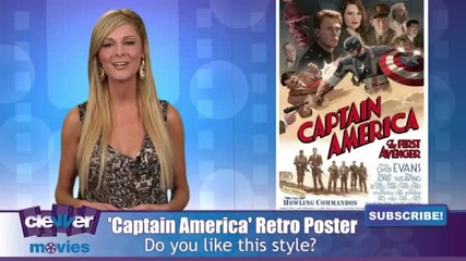 Captain America Takes On Hitler In New Retro Poster