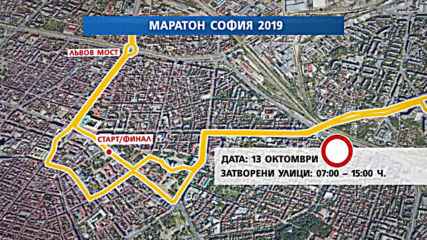 Карта маратон София