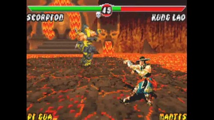 Mortal Kombat Deadly Alliance Gba Scorpion Vs Kung Lao