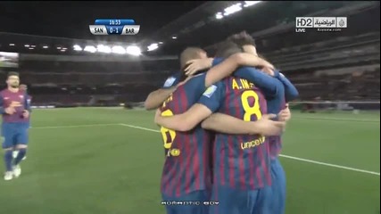 Santos 0 vs Barcelona 1
