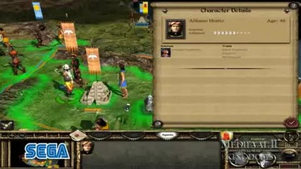 Medieval 2 Total War Kingdoms Americas Campaign Footage (hq)