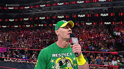 John Cena issues a challenge to Universal Champion Roman Reigns: Raw, July 19, 2021