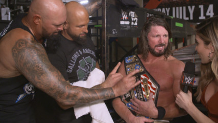 AJ Styles revels in his United States Championship victory: WWE.com Exclusive, July 14, 2019