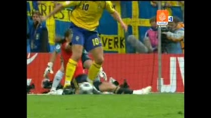 Euro 2008 - Швеция - Испания 1:2 Голът На Златан Ибрахимович *HQ*